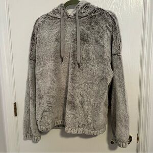 New Look Gray Fuzzy Sweatshirt